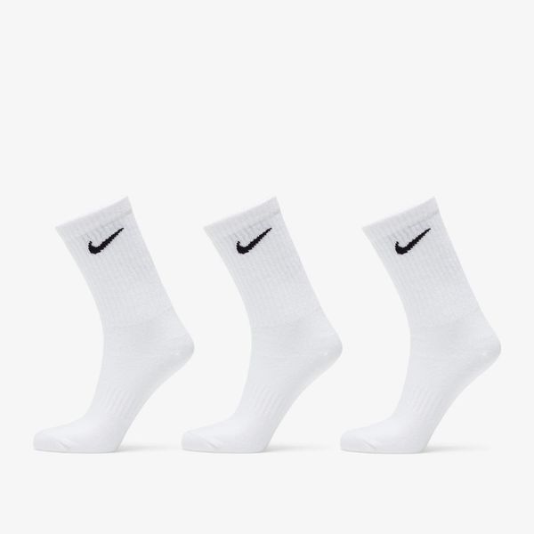 Nike Nike Everyday Lightweight Crew Socks 3-Pack White/ Black