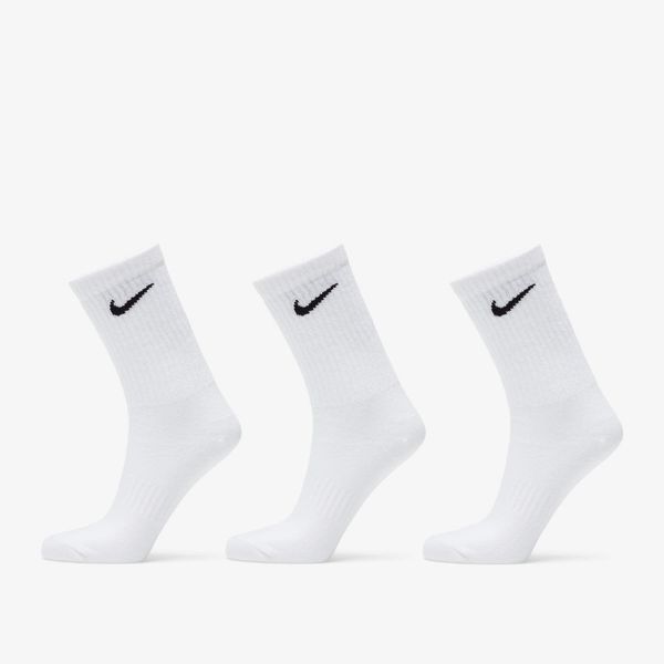 Nike Nike Everyday Lightweight Training Crew Socks 3-Pack White/ Black L