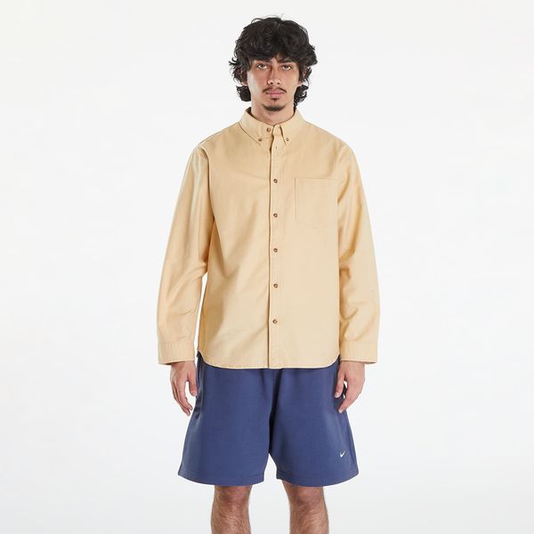 Nike Nike Life Men's Long-Sleeve Oxford Button-Down Shirt Sesame/ Sesame/ Sesame