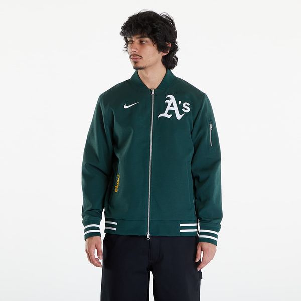 Nike Nike Men's AC Bomber Jacket Oakland Athletics Pro Green/ Pro Green/ White