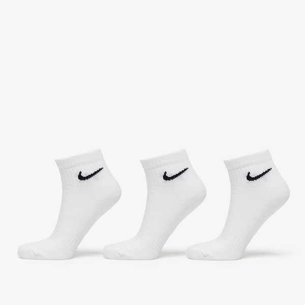 Nike Nike Everyday Cush Ankle Socks 3-Pack White/ Black