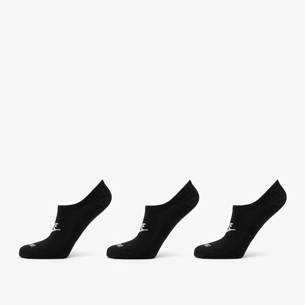 Nike Nike Everyday Plus Cushioned Footie 3-Pack Socks Black/ White