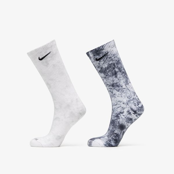 Nike Nike Everyday Plus Cushioned Tie-Dye Crew Socks 2-Pack Multi-Color