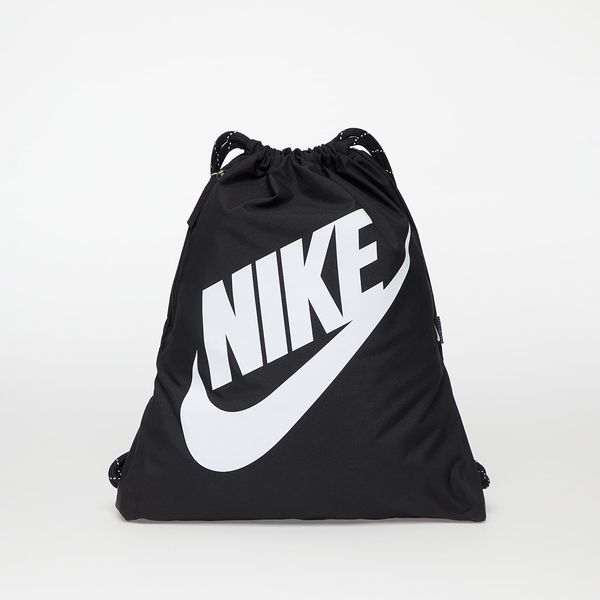 Nike Nike Heritage Drawstring Bag Black/ Black/ White