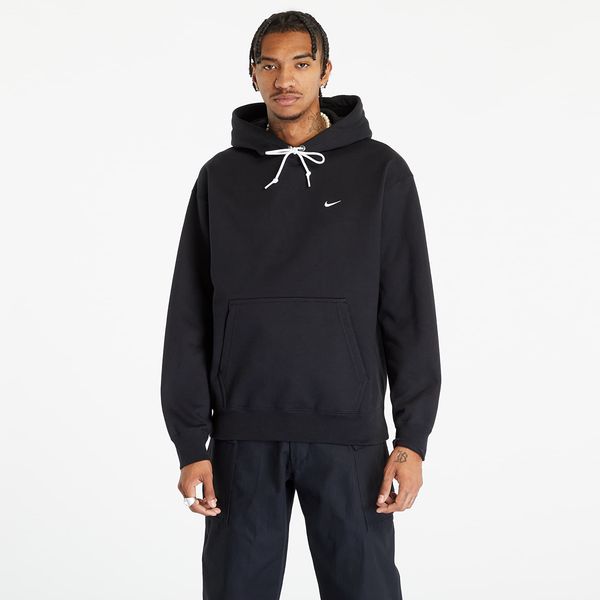 Nike Nike Solo Swoosh Men's Fleece Pullover Hoodie Black/ White