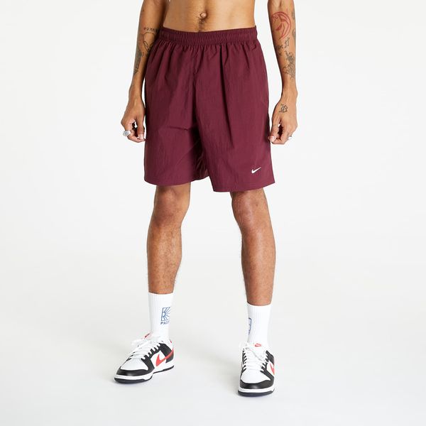 Nike Nike Solo Swoosh Woven Shorts Night Maroon/ White