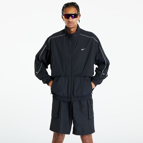 Nike Nike Solo Swoosh Woven Tracksuit Jacket Black/ White