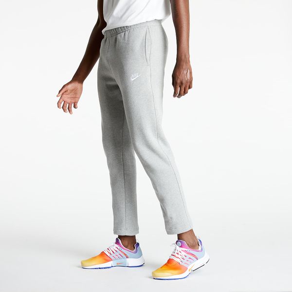 Nike Nike Sportswear Club Fleece Pants Dk Grey Heather/ Matte Silver/ White