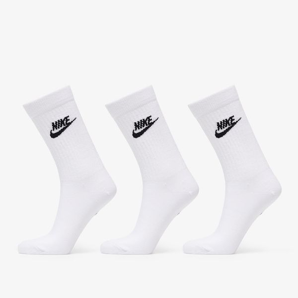 Nike Nike Sportswear Everyday Essential Crew Socks 3-Pack White/ Black