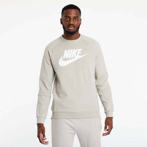 Nike Nike Sportswear Fleece Crew Stone/ White