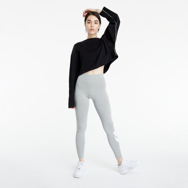 Nike Nike Sportswear W Essential High-Rise Leggings Dk Grey Heather/ White