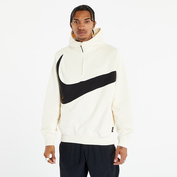 Nike Nike Swoosh Men's 1/2-Zip Hoodie Coconut Milk/ Black/ Coconut Milk