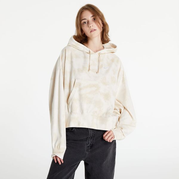 Nike Nike NSW Wash Over-Oversized Jersey Hoodie Sanddrift/ White