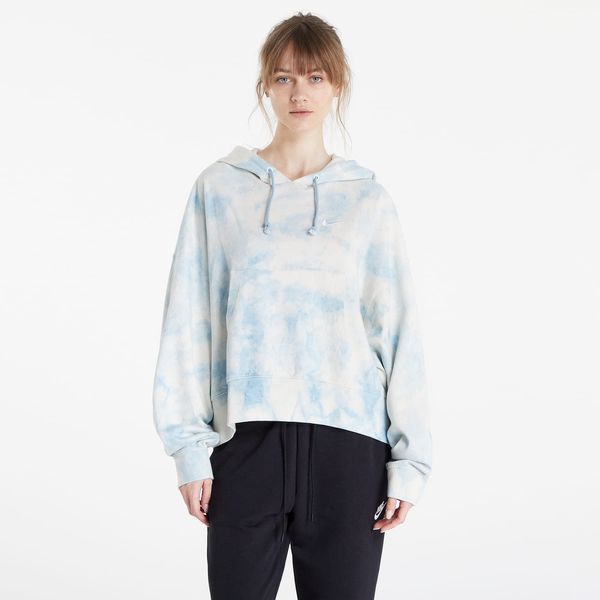 Nike Nike NSW Wash Over-Oversized Jersey Hoodie Worn Blue/ White