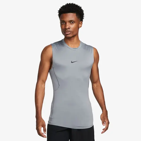 Nike Nike Pro Men's Dri-FIT Tight Sleeveless Fitness Top Smoke Grey/ Black L