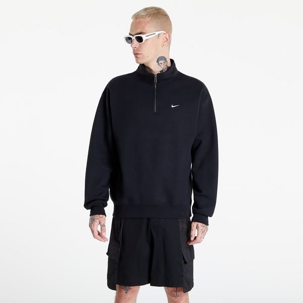 Nike Nike Solo Swoosh Men's 1/4-Zip Top Black/ White