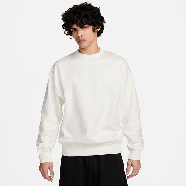 Nike Nike Solo Swoosh Men's Fleece Crew Sail/ White