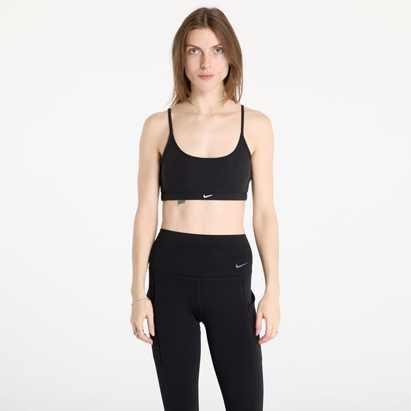 Nike Nike Sportswear Classic Women's Light-Support Lightly Lined Ribbed Scoop-Neck Bra Black/ Black/ Black/ Sail L