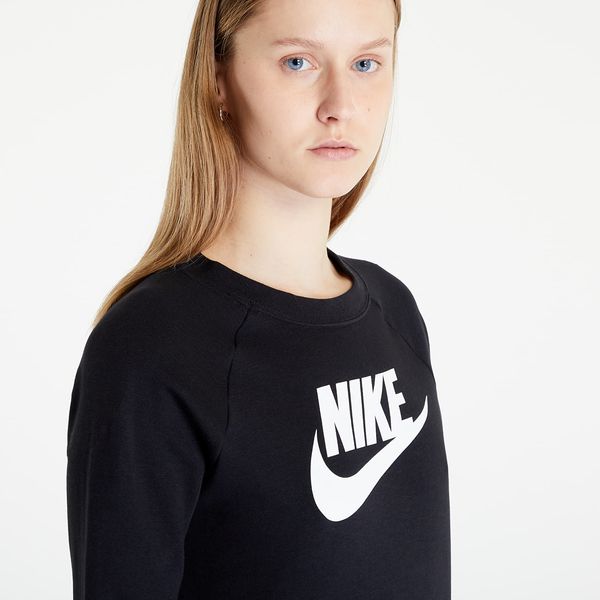 Nike Nike Sportswear Essential Hybrid Crewneck Black/ White