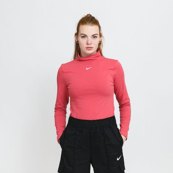 Nike Nike Sportswear Essential Mock Long-Sleeve Top Pink
