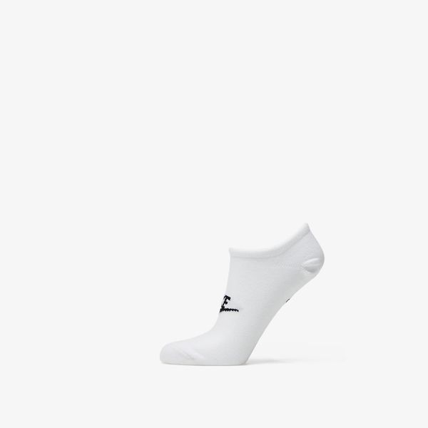 Nike Nike Sportswear Everyday Essential No Show Socks 3-Pack White/ Black S