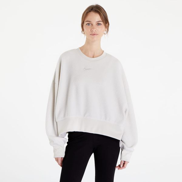 Nike Nike Sportswear Plush Mod Crop Crew-Neck Sweatshirt Creamy