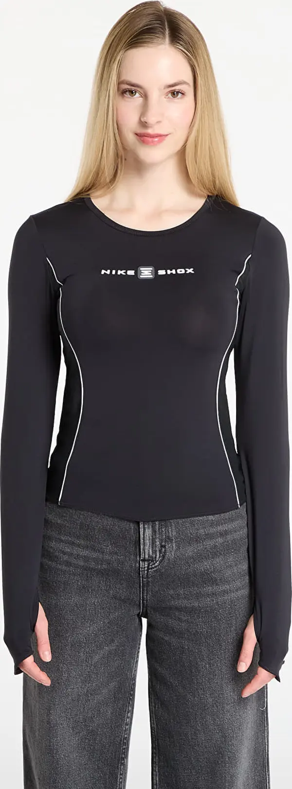 Nike Nike Sportswear Shox Women's Long-Sleeve Top Black/ Black S