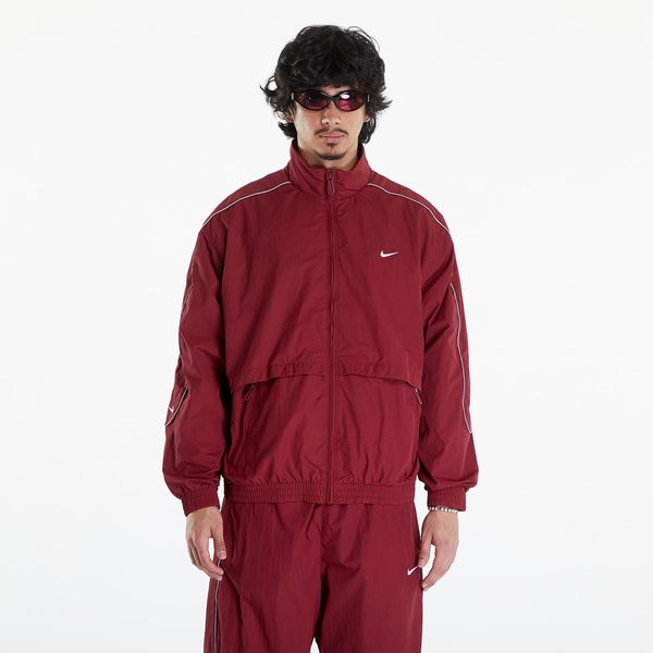 Nike Nike Sportswear Solo Swoosh Men's Woven Track Jacket Team Red/ White