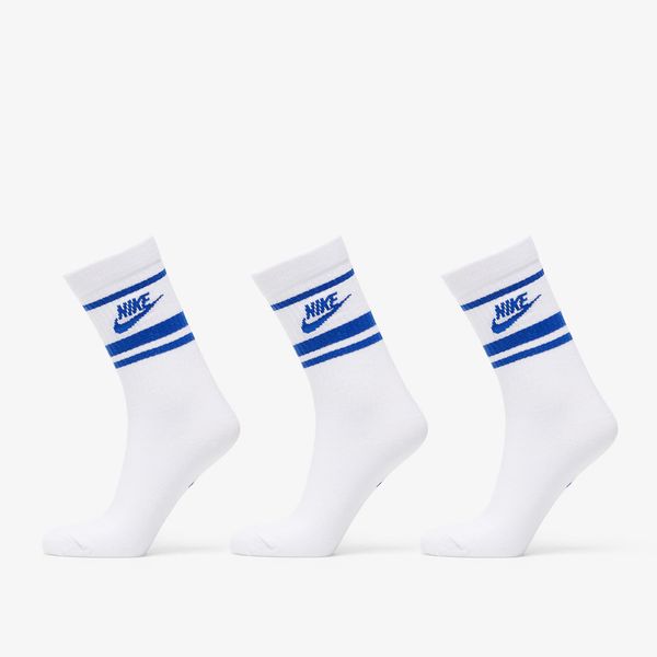 Nike Nike Sportwear Everyday Essential Crew Socks 3-Pack White/ Game Royal