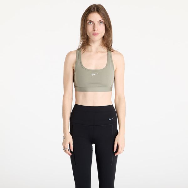 Nike Nike Swoosh Light Support Women's Non-Padded Sports Bra Light Army/ White L