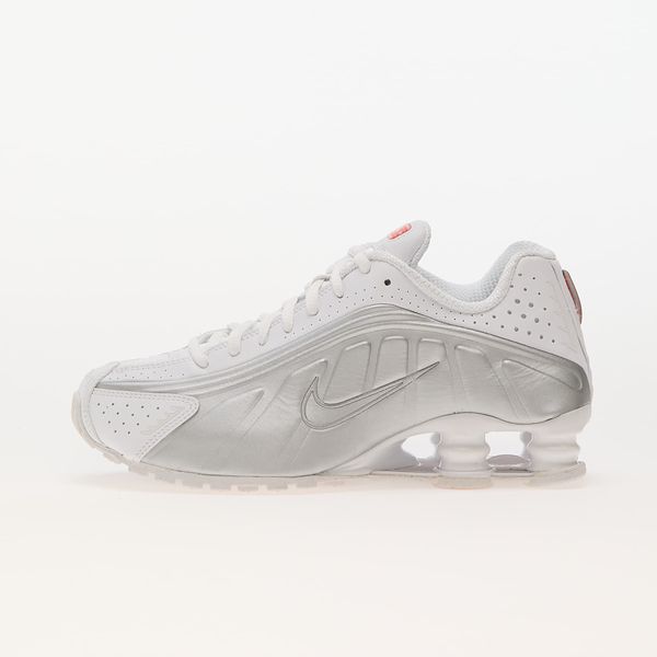 Nike Nike W Shox R4 White/ White-Metallic Silver-Max Orange