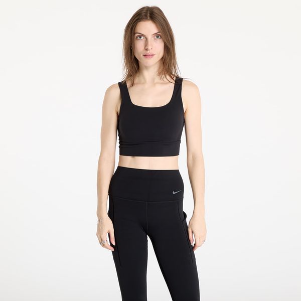 Nike Nike Zenvy Women's Medium-Support Padded Longline Sports Bra Black/ Sail L