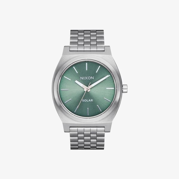 Nixon Nixon Time Teller Solar Watch Silver/ Jade Sunray