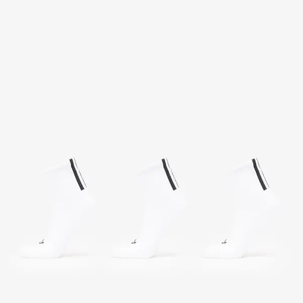 adidas Originals Nogavice adidas 3 Stripes 1/4 Socks 3-Pack White/ White/ White M