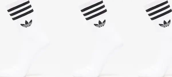 adidas Originals Nogavice adidas 3 Stripes Crew Socks 3-Pack White/ White/ White XL
