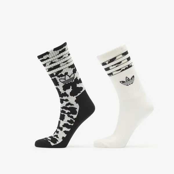 adidas Originals Nogavice adidas Animal Graphic Crew Sock 2-Pack Off White/ Black S