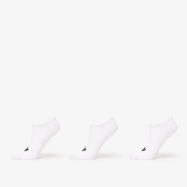 adidas Originals Nogavice adidas Liner Socks 3-Pack White/ Medium Grey Heather/ Black S