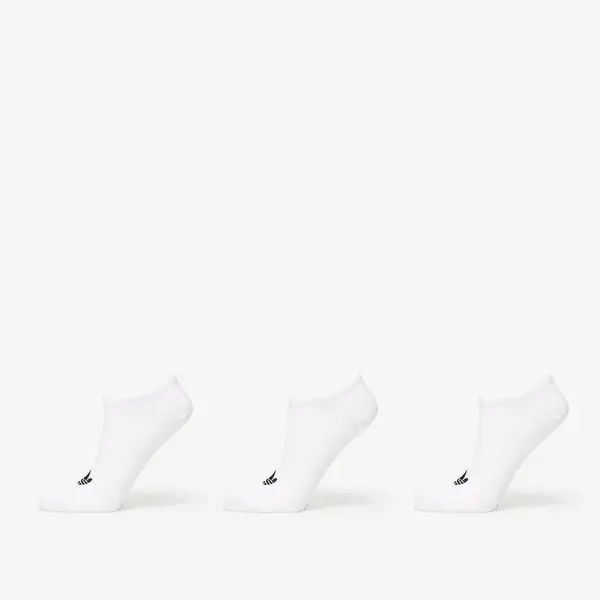 adidas Originals Nogavice adidas Liner Socks 3-Pack White/ Medium Grey Heather/ Black XL