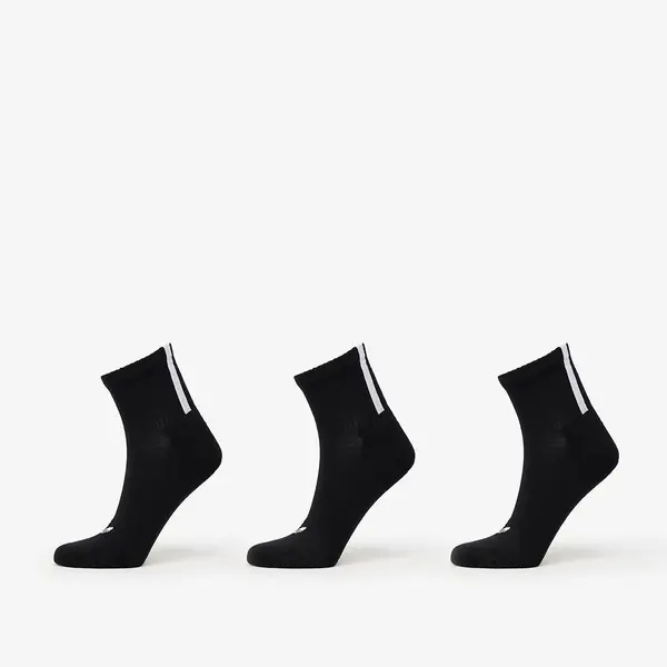 adidas Originals Nogavice adidas Quarter 3 Back Stripes Socks 3-Pack Black/ White L