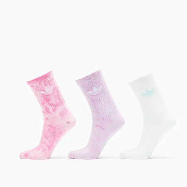 adidas Originals Nogavice adidas Tie Dye Crew Socks 3-Pack Bliss Pink L