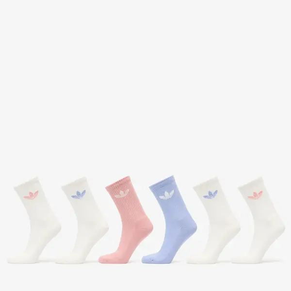 adidas Originals Nogavice adidas Trefoil Crew Sock Cushion 6-Pack Chalk Blue S