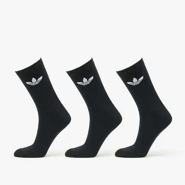 adidas Originals Nogavice adidas Trefoil Cushion Crew Socks 3-Pack Black M