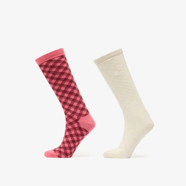 adidas Originals Nogavice adidas Wales Bonner Check Sock Craft Pink/ Clear Brown L