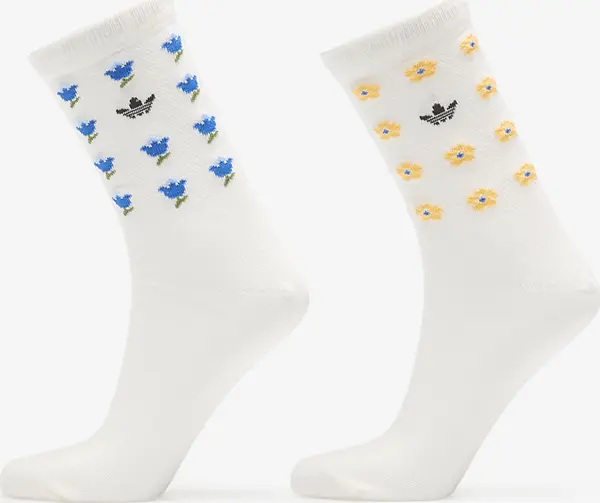 adidas Originals Nogavice adidas X Liberty London Crew Socks 2 Pairs Off White S