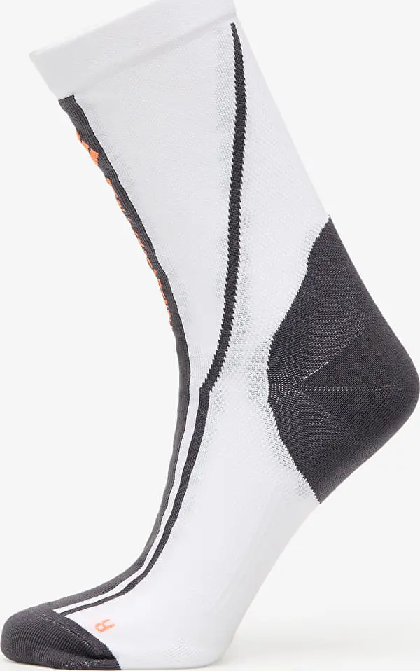 adidas Performance Nogavice adidas x Stella McCartney Crew Socks White/ Utility Black/ App Signal Orange M