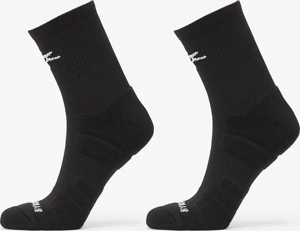 BANDIT Nogavice Bandit Cushion Run "Sunburst" Quarter Socks 2-Pack Black/ White XS/S