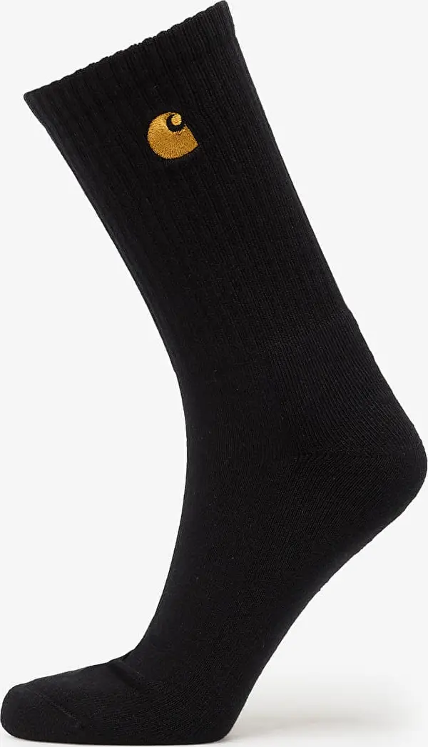 Carhartt WIP Nogavice Carhartt WIP Chase Socks Black/ Gold Universal