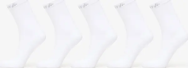 Craft Nogavice Craft Core Dry High Sock 5-Pack White 43-45