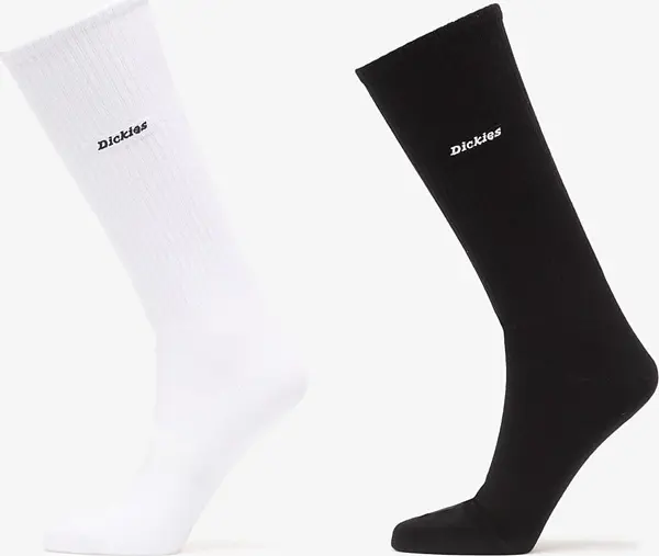 Dickies Nogavice Dickies Longer Lenght 2-Pack White 43-46