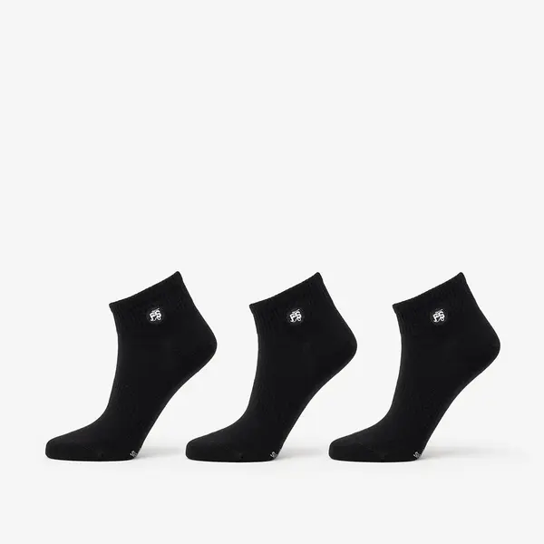 FTSHP Nogavice Footshop Ankle Socks 3-Pack Black 43-46